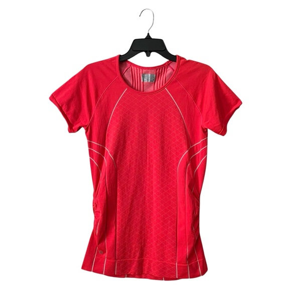 Athleta Tops - Athleta Bright Red Short Sleeve Athletic Tee